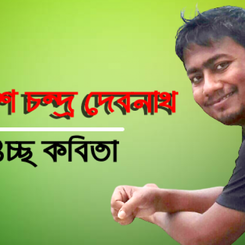 গুচ্ছ কবিতা - রাজেশ চন্দ্র দেবনাথ